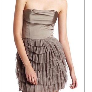 BCBGMaxAzria BCBG Tulle Tiered Holiday Dress 6